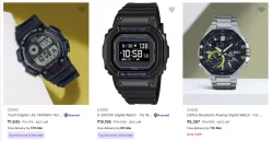 Casio Mens Watch Upto 72% Discount & Extra 40% Discount
