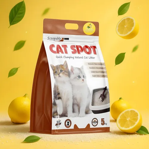 Image of CatSpot Lemon Flower Scented Cat Litter – 5kg