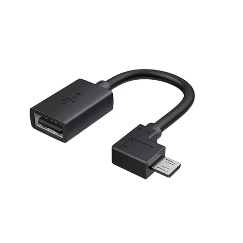 Image of C & E-Cables & Etc-Right Angle Micro USB OTG Adapter