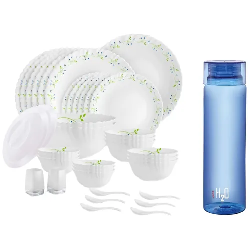 Image of Cello 37-Pc Tropical Lagoon Dinner Set + 1L H2O Bottle