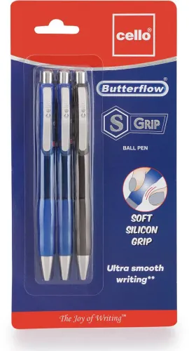 Image of Cello Butterflow S Grip Ball Pen PO3