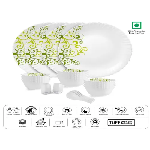 Image of Cello Dazzle Series 22 Pieces Dinner Set