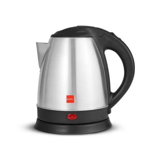 Image of cello Electric Kettle (1.5 L, Silver & Black)