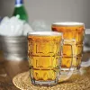 CELLO Executive Beer Mugs Set of 2 (375ml, Transparent)