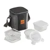 CELLO Glassy Mix Lunch Box Set of 3