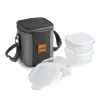 CELLO Glassy Square Lunch Box Set of 3
