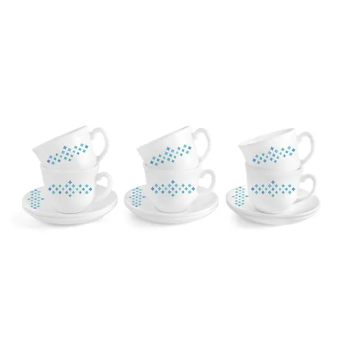 Image of Cello Imperial Costa Cup & Saucer Set of 6