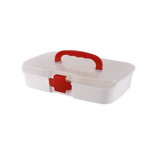 Image of Cello Medico White Rectangular Small First Aid Box + Buy 2 & Unlock 25% Coupon