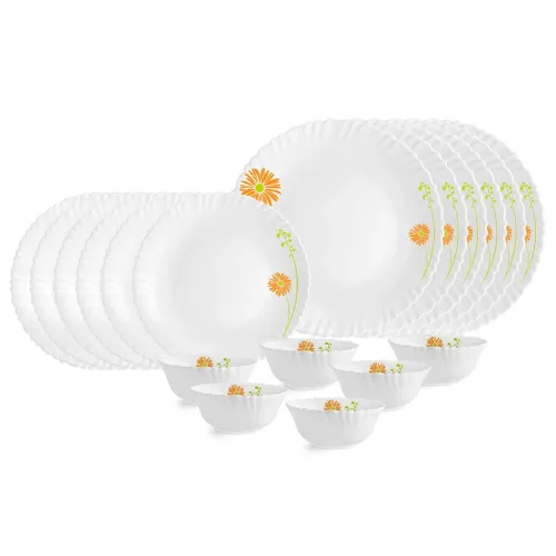 Image of Cello Opalware Dazzle Livid Lilac Dinner Set 18 Units