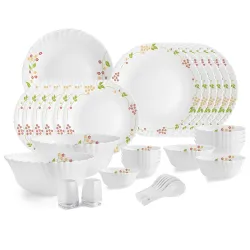 Cello Opalware Dazzle Series Secret Garden Dinner Set, 35 Units