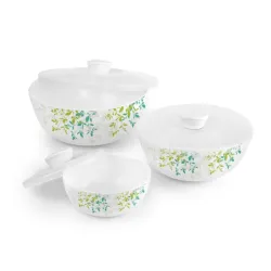 CELLO Opalware Mixing Bowls (500ml, 1000ml, 1500ml) 3 Units