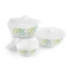 CELLO Opalware Mixing Bowls (500ml, 1000ml, 1500ml) 3 Units