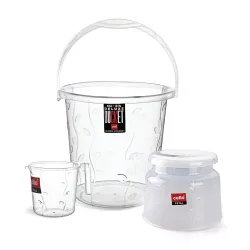 Cello Petal Bathroom Set, Small Set of 3, Lightweight