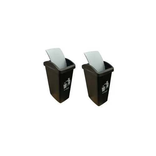 Image of Cello Plastic Garbage Swing-Lid Dustbin 48 Ltr (COMBO)