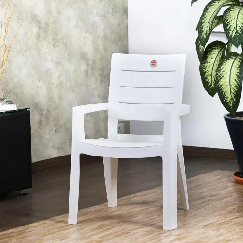 Image of Cello Plastic Jordan Chair - White