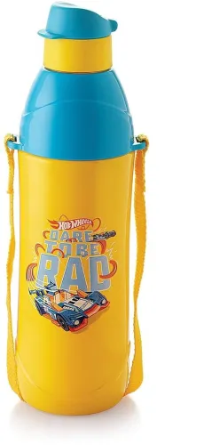 Image of cello Puro Junior 600 Hot Wheel Print Water Bottle