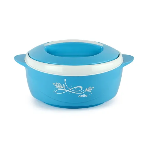 Image of CELLO Sapphire Insulated Inner Steel Casserole for Roti, 1500ml, Blue