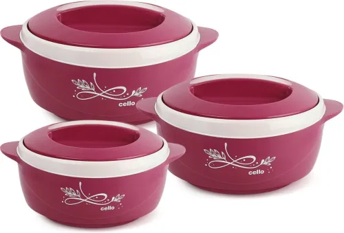 Image of cello Sapphire Pack of 3 Thermoware Casserole
