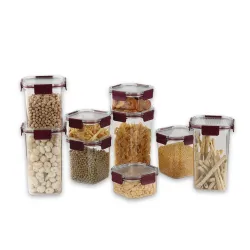 CELLO Stack Lock Plastic Kitchen Container Set of 9