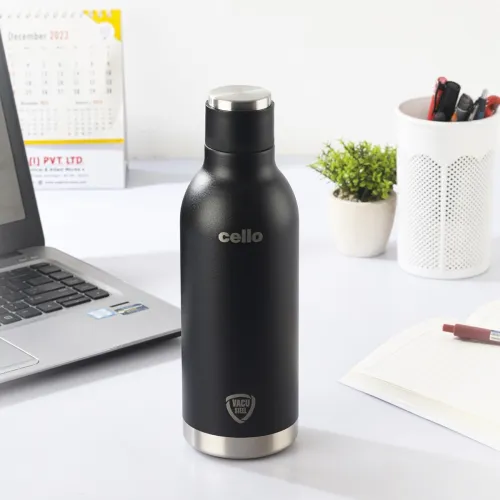 Image of CELLO Duro Tuff Steel Series Hot & Cold Bottle