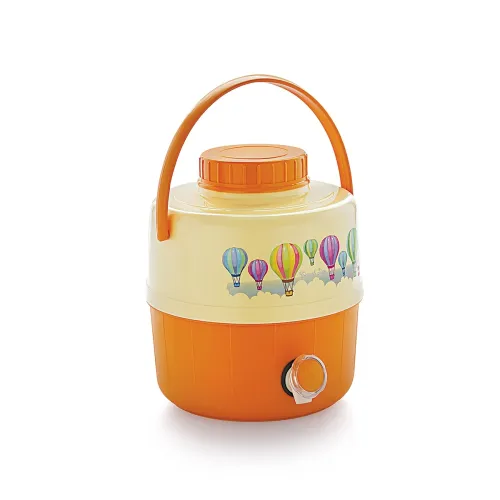 Image of CELLO Travel Star Plastic Insulated Water Jug, 7.5 litres, Orange