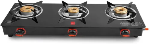 Image of CELLO Trion 3 Burner Glass Manual Gas Stove