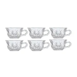 Ceradeco Bubble Glass Cups (200ml, Set of 6)