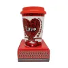 Ceramic Printed Mug with Lid (Lovers Cup)