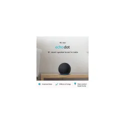 Certified Refurbished Echo Dot (4th Gen, 2020 release)| Smart speaker with Alexa (Black)