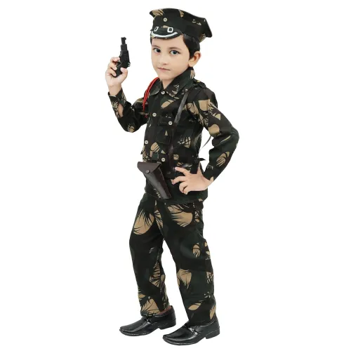 Image of Chandrika Kids Army Costume Dress (3-6 Months)
