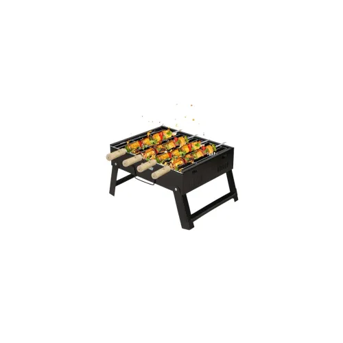 Image of Chefman Mini Portable Table Top Charcoal Barbeque Grill