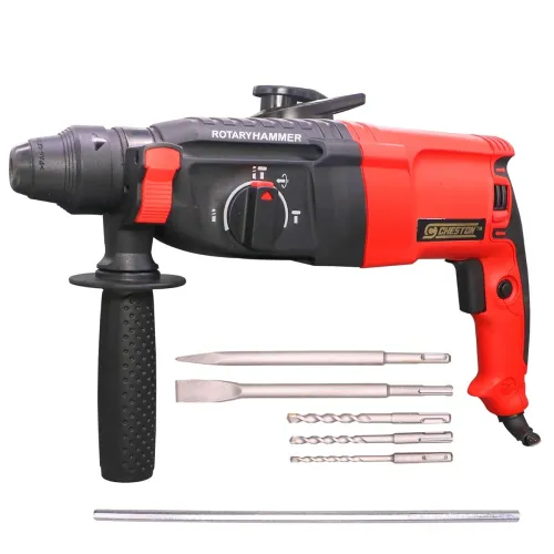 Image of CHESTON 800W Rotary Hammer Drill (3 Modes, SDS, 5 Bits) 