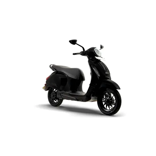 Image of Chetak 3001 by Bajaj Auto High Speed Electric Scooter with charger - Brooklyn Black - Ex-Showroom