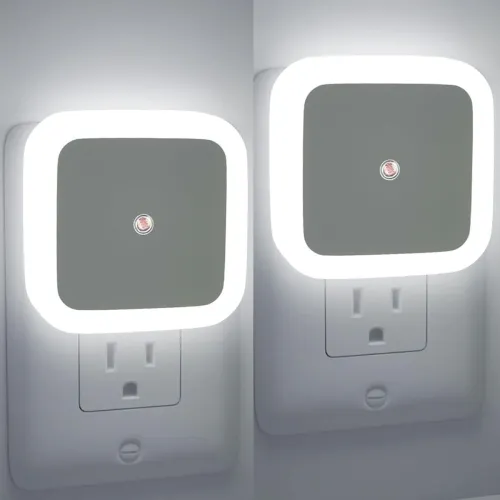 Image of Chillyfit 2 Pack Night Lamp Sensor Light For Bedroom Bed Side Home|Smart Automatic Onoff Dim Led Lights|