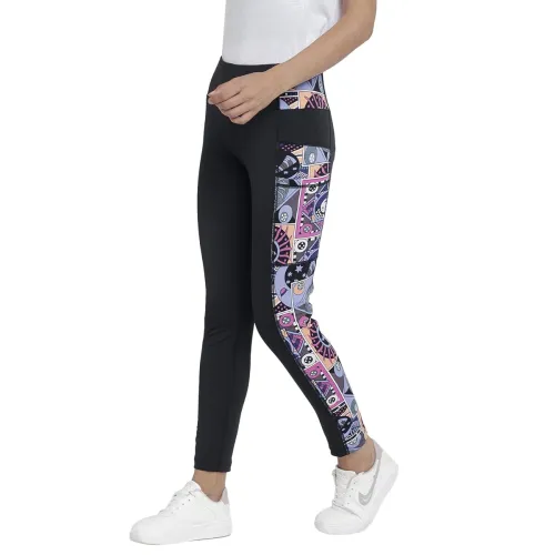 Image of CHKOKKO Women's Skinny Fit Polyester Track Pants