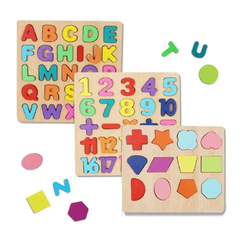 Image of Chocozone Wooden Learning Educational Game Board