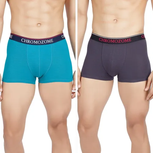Image of Chromozome Cotton-Stretch Trunks (Pack of 2)