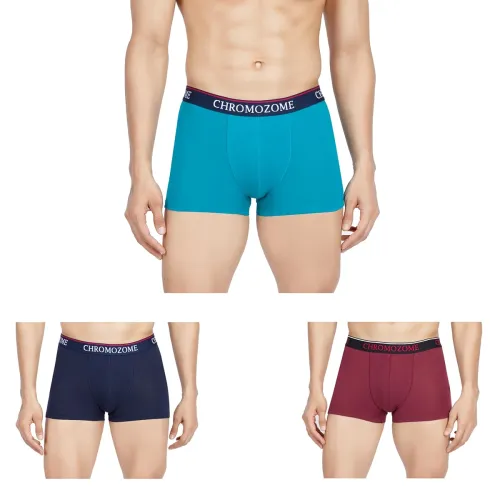 Image of Chromozome Men's Cotton Stretch Yearly Replanish Regular Solid Trunks