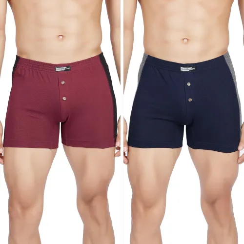 Image of Chromozome Mens Cotton Trunks (Pack of 2)