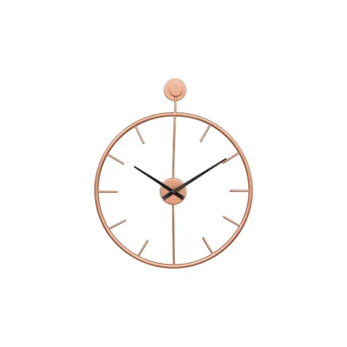 Image of CHRONIKLE Decorative Round Metal Wall Clock Size: 56 x 3 x 47 CM