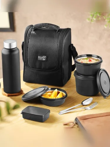 Image of Classic Essentials Supreme Microwave Safe Lunch Box Set of 5