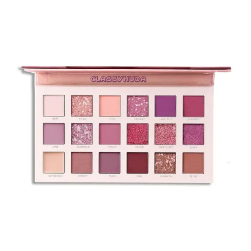 Image of CLASSY HUDA Eyeshadow Palette (18 shades in 1 kit)