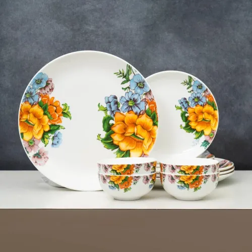 Image of Clay Craft Fine Ceramic Eco Dinner Set 12 Pieces