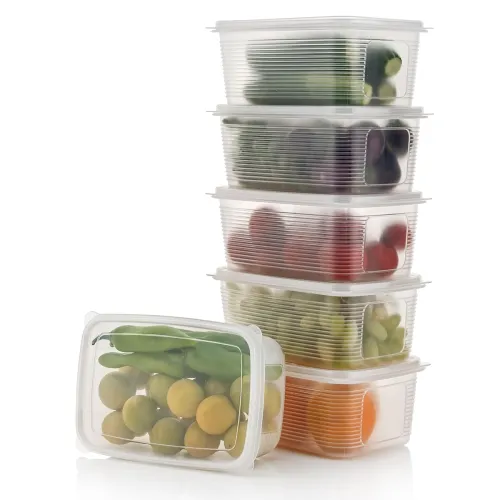 Image of Clazkit Fruit Storage Containers for Fridge 6 Pack