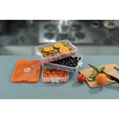 Image of Clazkit Fusion Fridge Organizer for Keep Fruits
