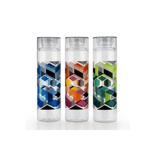Image of Clazkit Plastic Printed Water Bottle Ideal