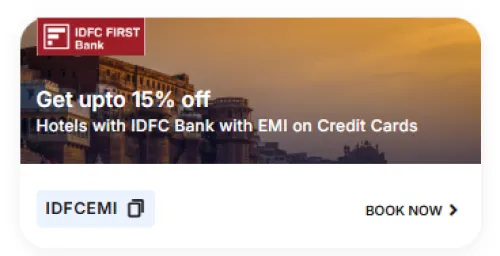 Image of Cleartrip Hotel Coupon: Upto 15% off Hotels With IDFC Bank CC