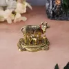 Click Pujan Vastu Kamdhenu Cow (Golden Plated)