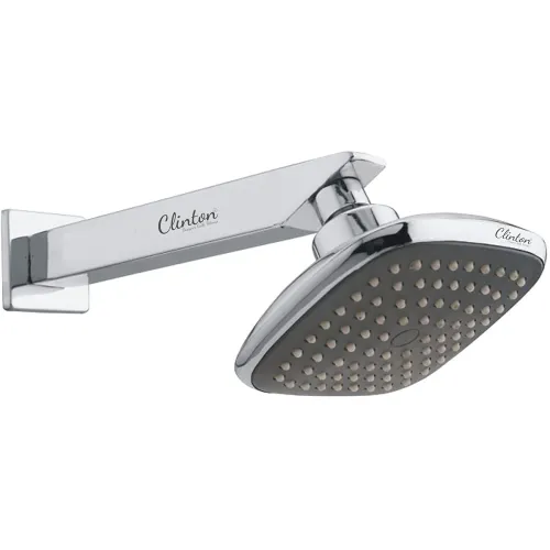 Image of Clinton (4 Inch) Abs Galaxy Overhead Shower With 9 Square Shower Arm Shower .
