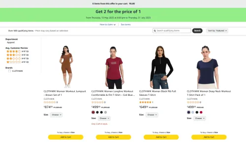 Image of CLOTHWIK Women's Fashion Get 2 for the price of 1